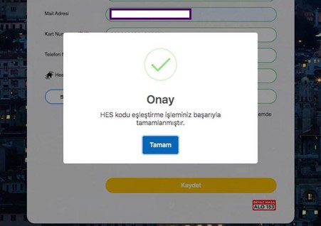 how can i link my istanbul card to hes code